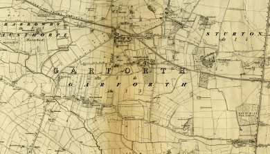 Garforth Os Map 1850