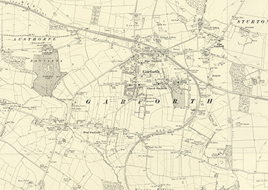 Garforth Os Map 1890