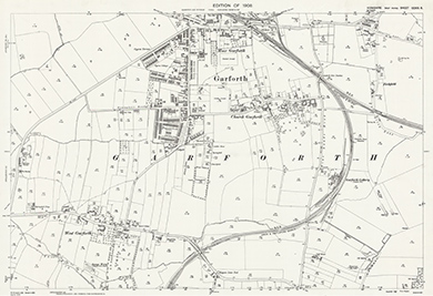 Garforth Os Map 1908