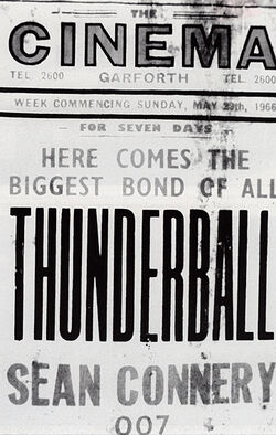 Garforth James Bond Thunderball Advert