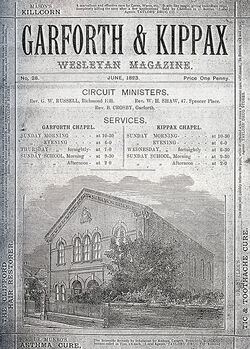 Garforth Wesleyan Chapel Advert