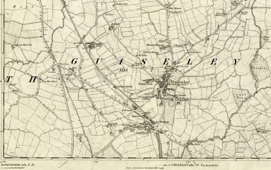 Guiseley Os Map 1850