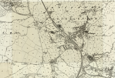 Guiseley Os Map 1892