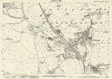 Guiseley Os Map 1908