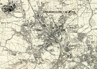 Guiseley Os Map 1949