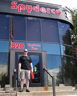 Me at Spyderco