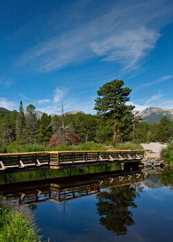 Bridge at Sprague Lake