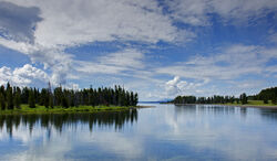 Yellowstone Lake from the Fishing Bridge