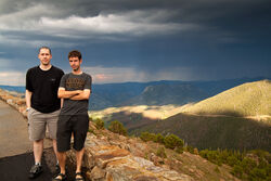 Me and Steve at Rainbow Curve