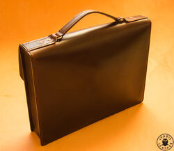 Horween Dark Brown Chromexcel Briefcase