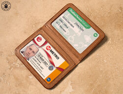 Leather ID wallet