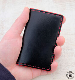 Leather card wallet