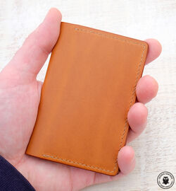 Leather card wallet