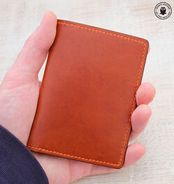 Leather card wallet