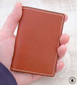 Leather card wallet