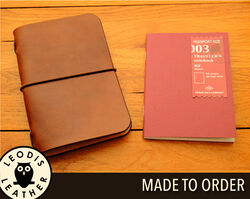 Leather Midori Travelers Passport Notebook Cover