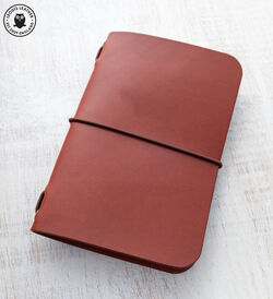 Leather Midori Travelers Passport Notebook Cover