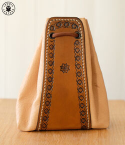 Leather Drawstring Medicine Pouch