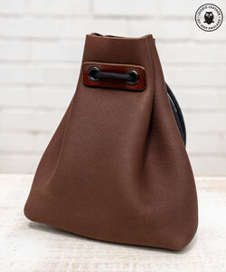 Leather Drawstring Pouch