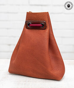 Leather Drawstring Pouch