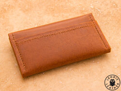 Leather compact purse